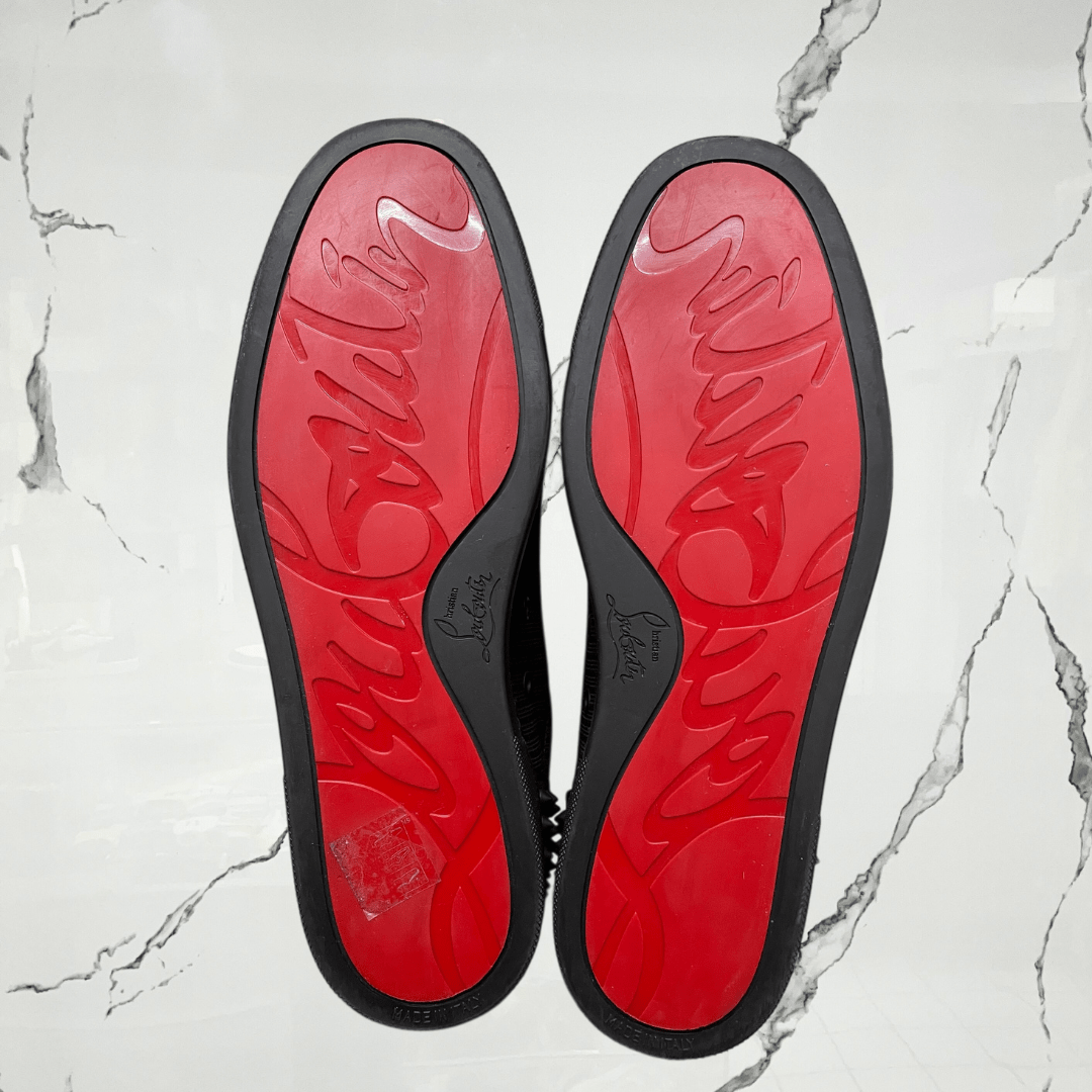 Christian Louboutin Orlato Flat Seavaste 2 Black (De Uso) - Urban Utility