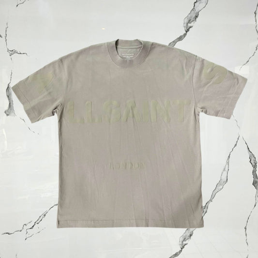 All Saints Biggy SS Crew Chestnut Brown - Urban Utility
