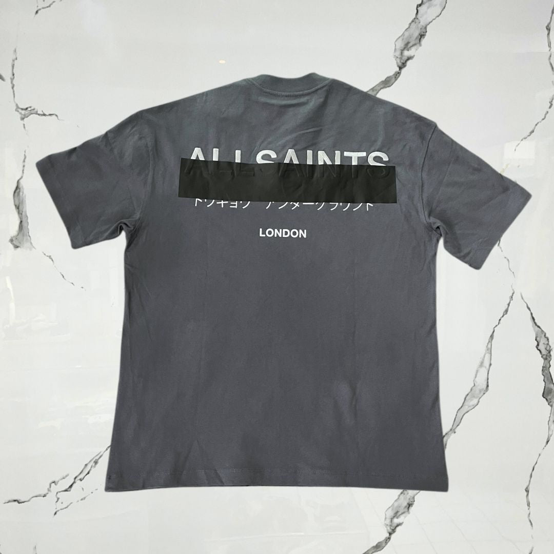 All Saints Redact SS Crew Pitched Blue