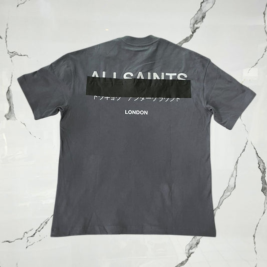 All Saints Redact SS Crew Pitched Blue - Urban Utility