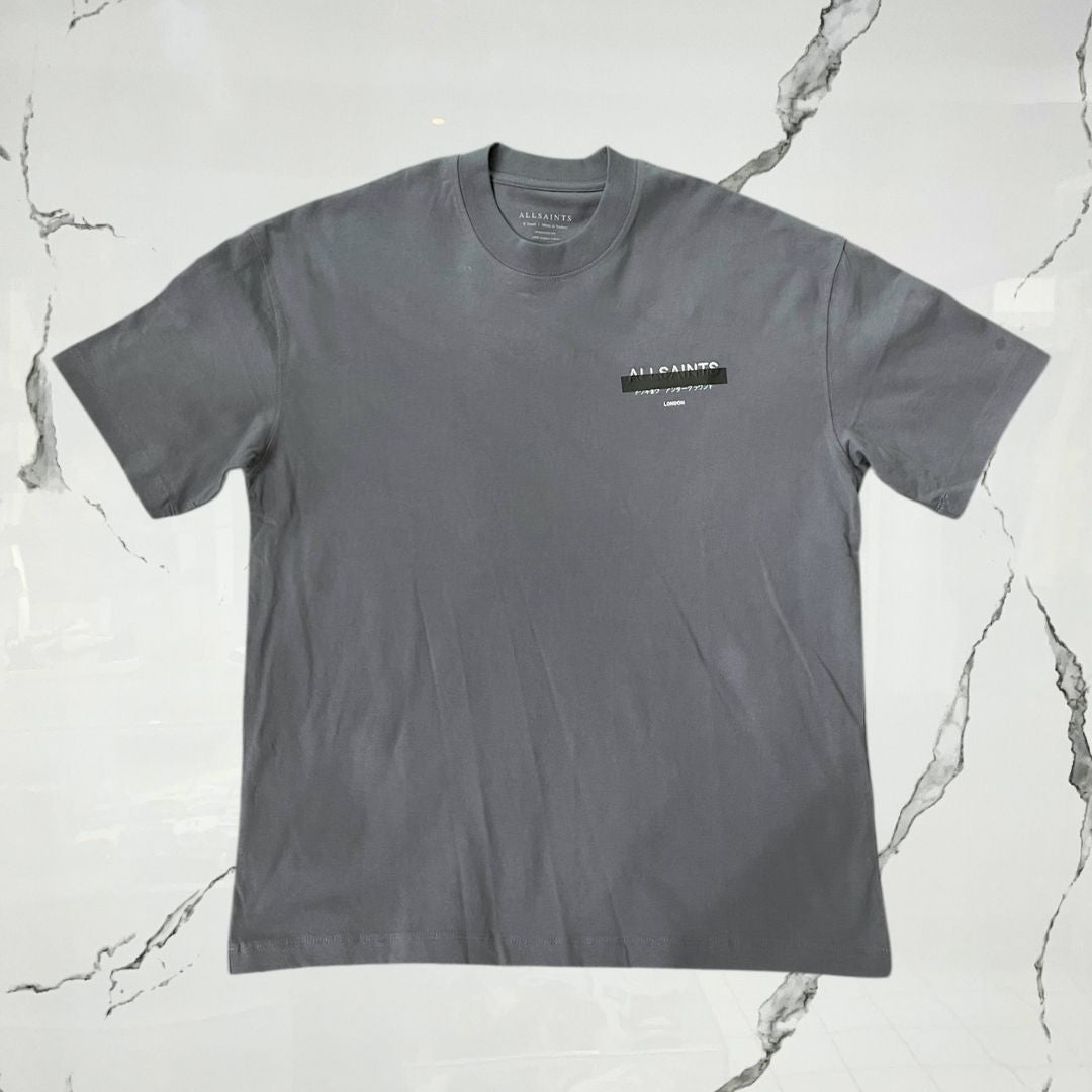 All Saints Redact SS Crew Pitched Blue