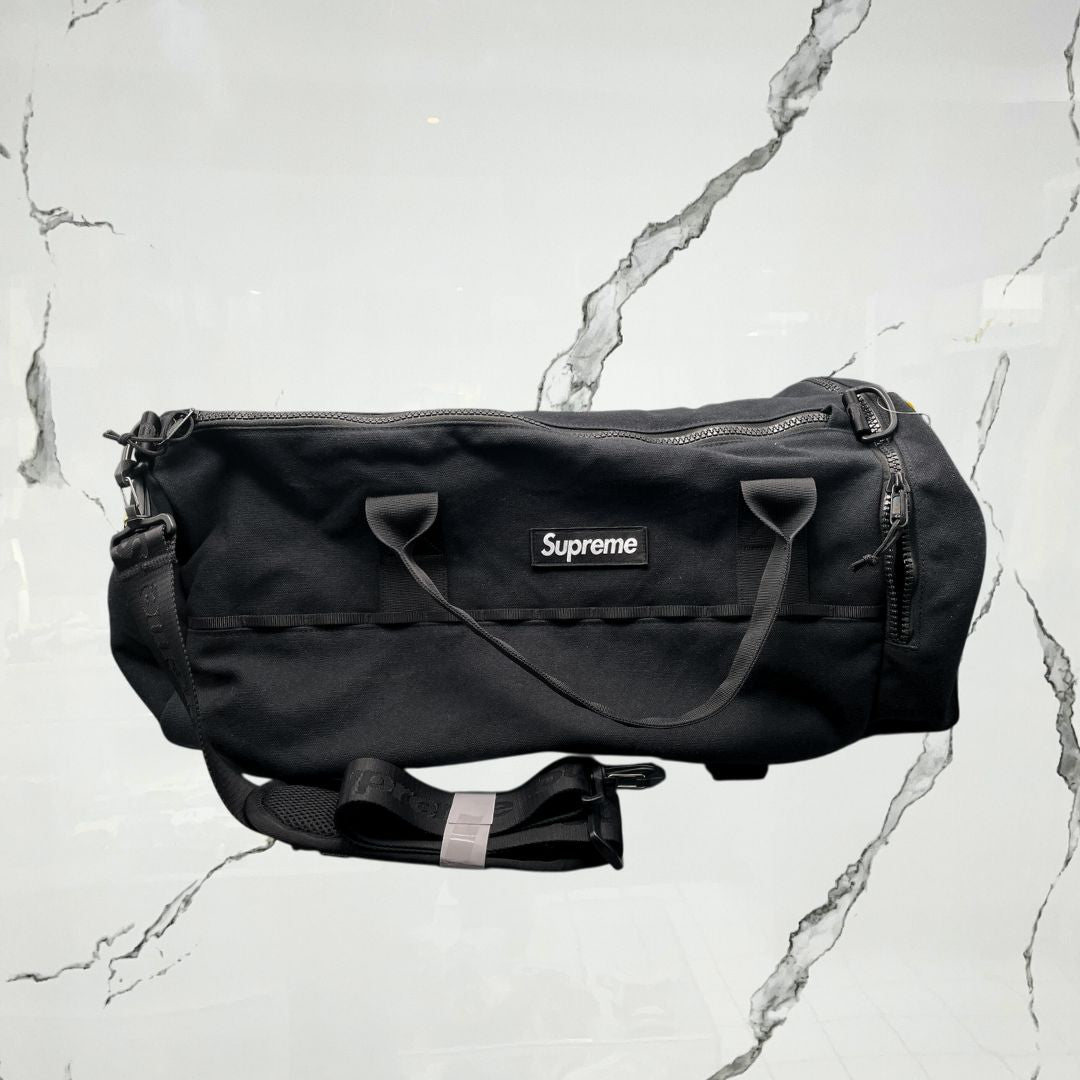 Supreme Black Duffle Bag