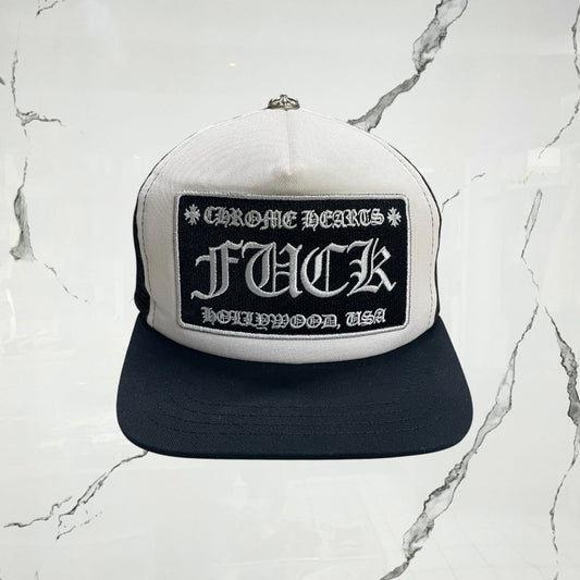 Chrome Hearts Fuck Trucker White Cap - Urban Utility