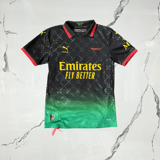 Puma x Off White x Ac Milan "DIAVOLI" 63 BLACK T-Shirt - Urban Utility