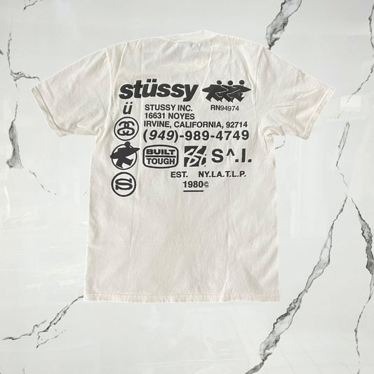 Stussy Dna Pig Dyed Natural T-shirt - Urban Utility
