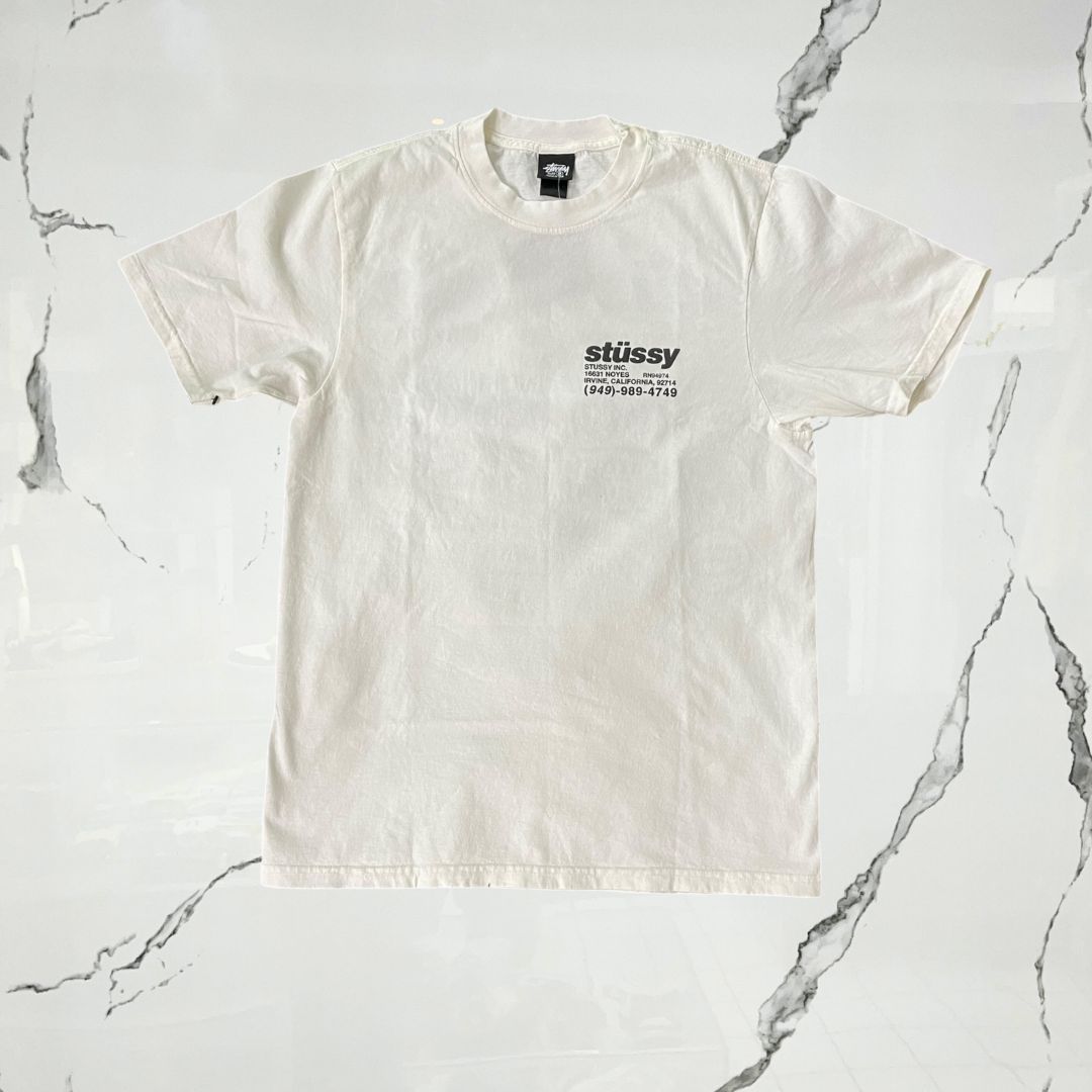 Stussy Dna Pig Dyed Natural T-shirt - Urban Utility