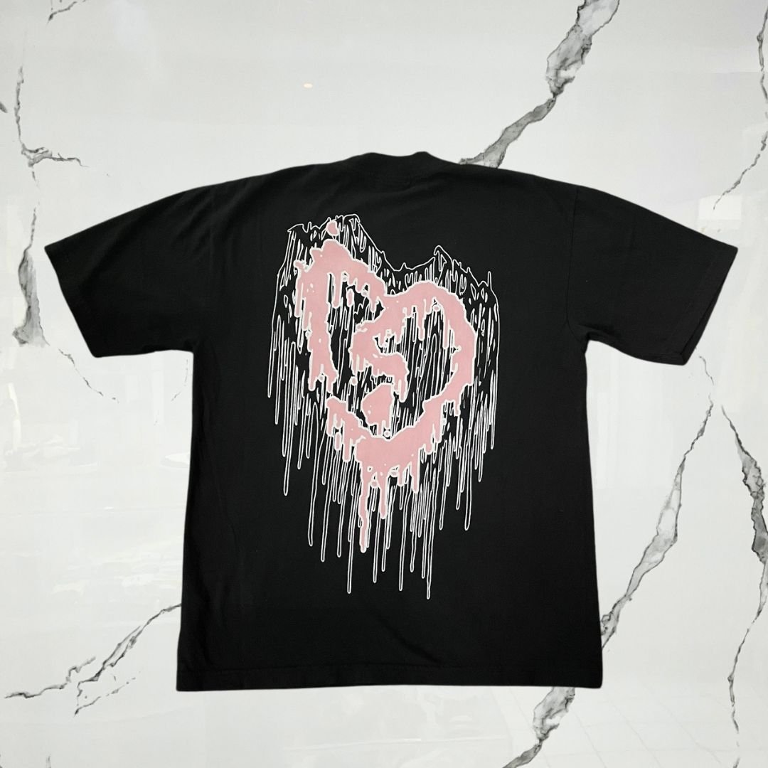 Revenge XTentacion Heartbreak Black Pink White T-shirt - Urban Utility