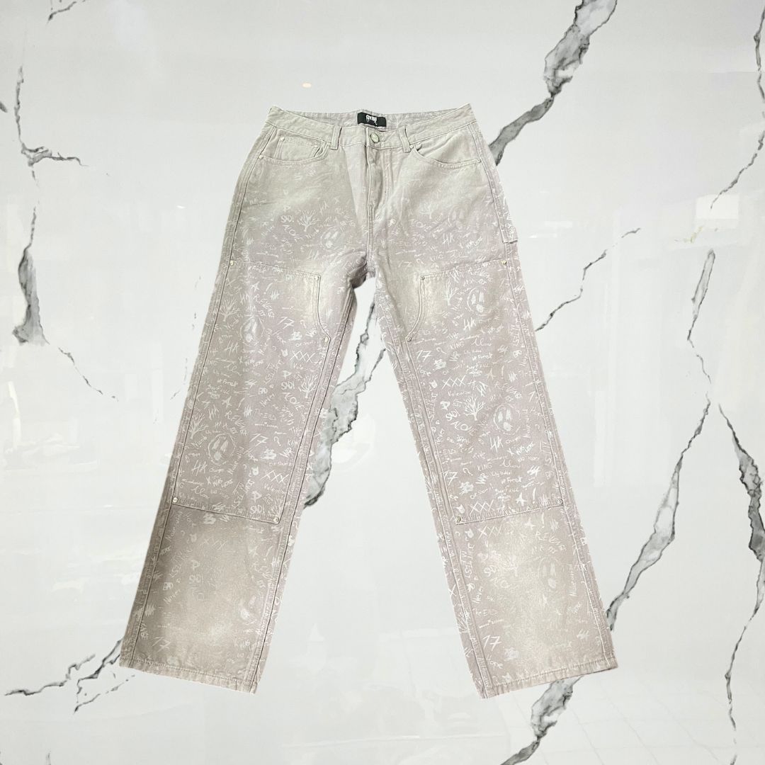 Revenge XTentacion Hearbreck Carpenter Grey Pants - Urban Utility