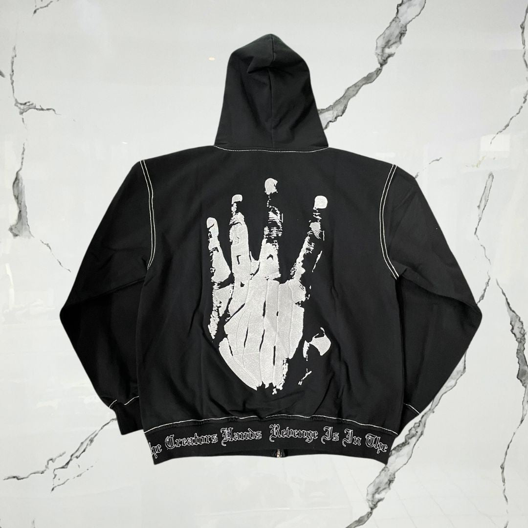 Revenge XXXTentacion Kill Contrast Black White Hoodie