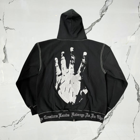 Revenge XTentacion Kill Contrast Black White Hoodie - Urban Utility