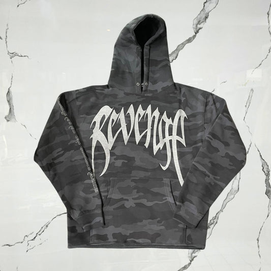 Revenge XTentacion Kill Outline Camo Hoodie - Urban Utility