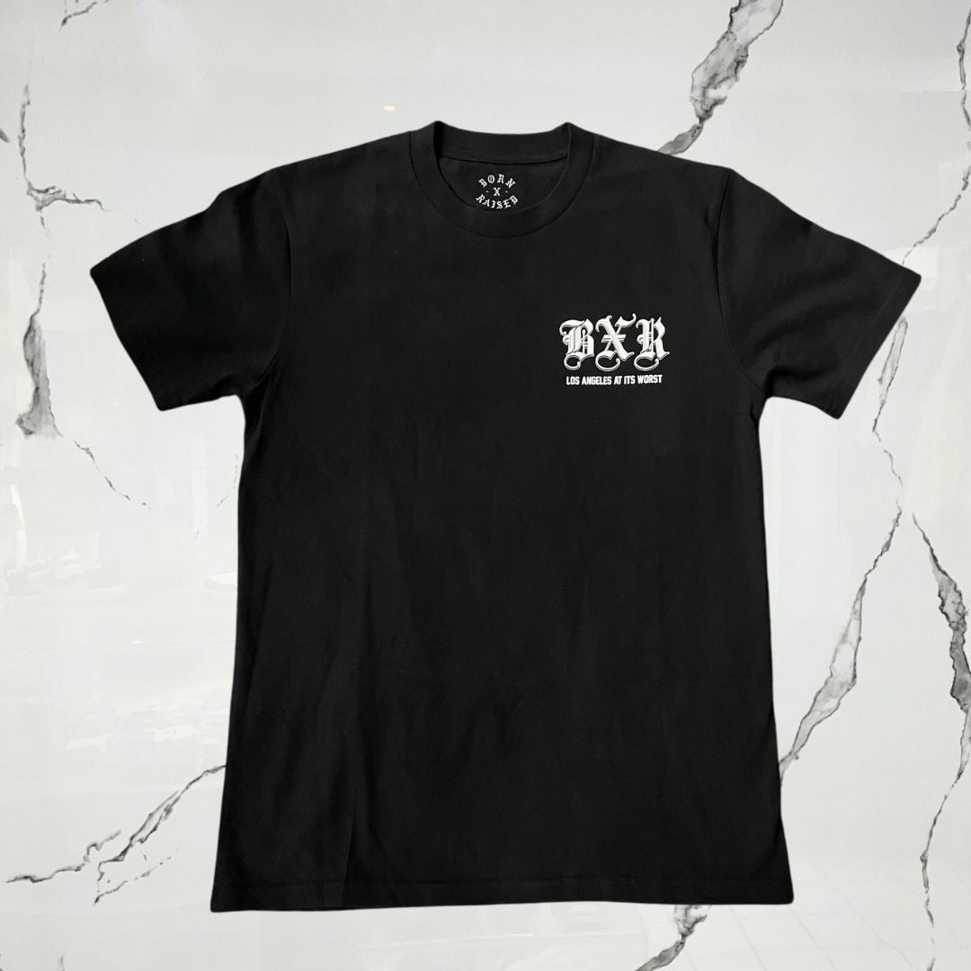 Born x Raised Los Angeles At Its Worst Black T-shirt - Urban Utility