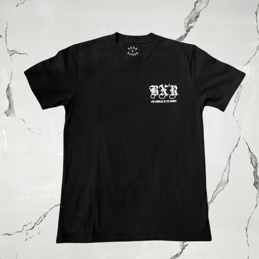 Born x Raised Los Angeles At Its Worst Black T-shirt - Urban Utility