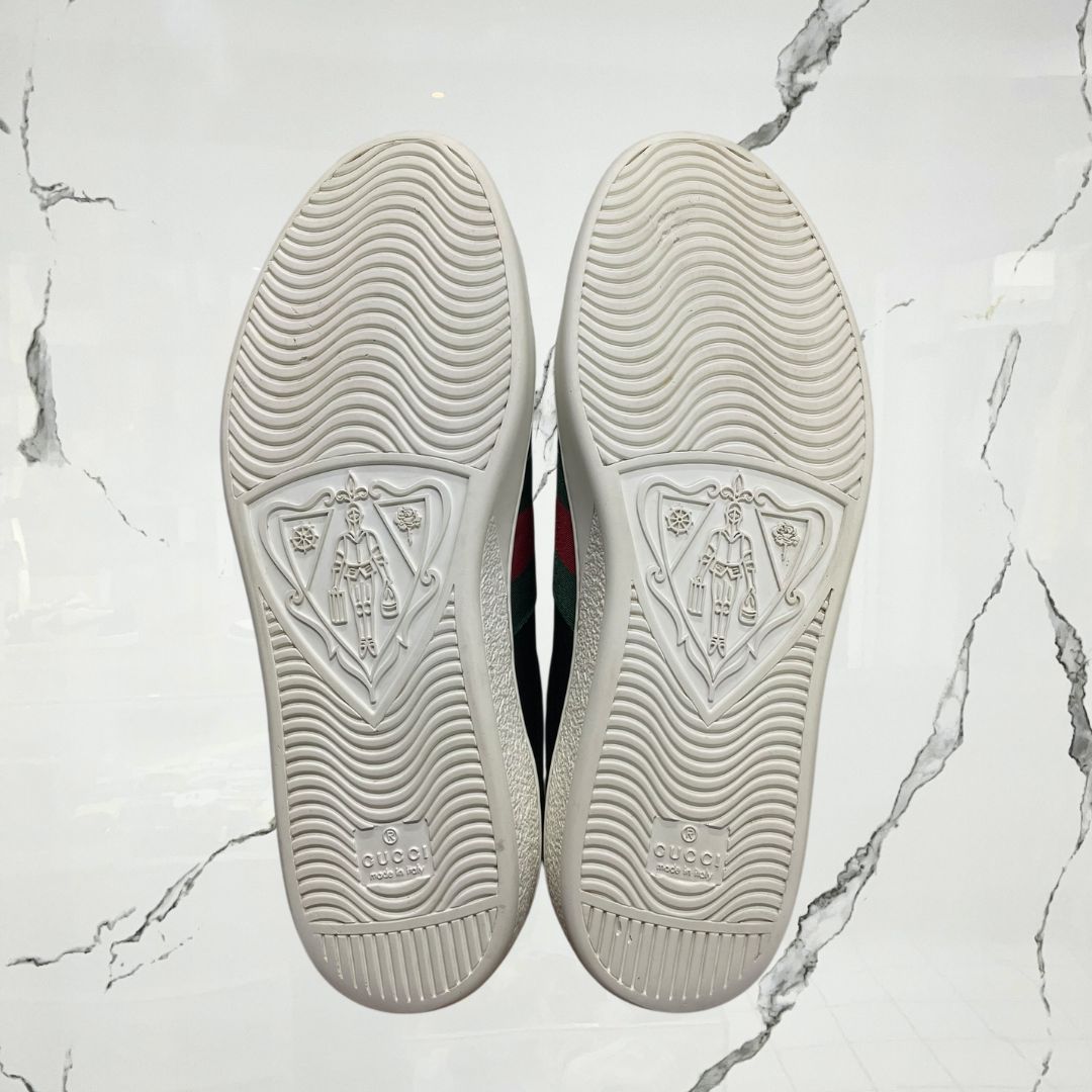 Gucci Ace Black Signature (De Uso)