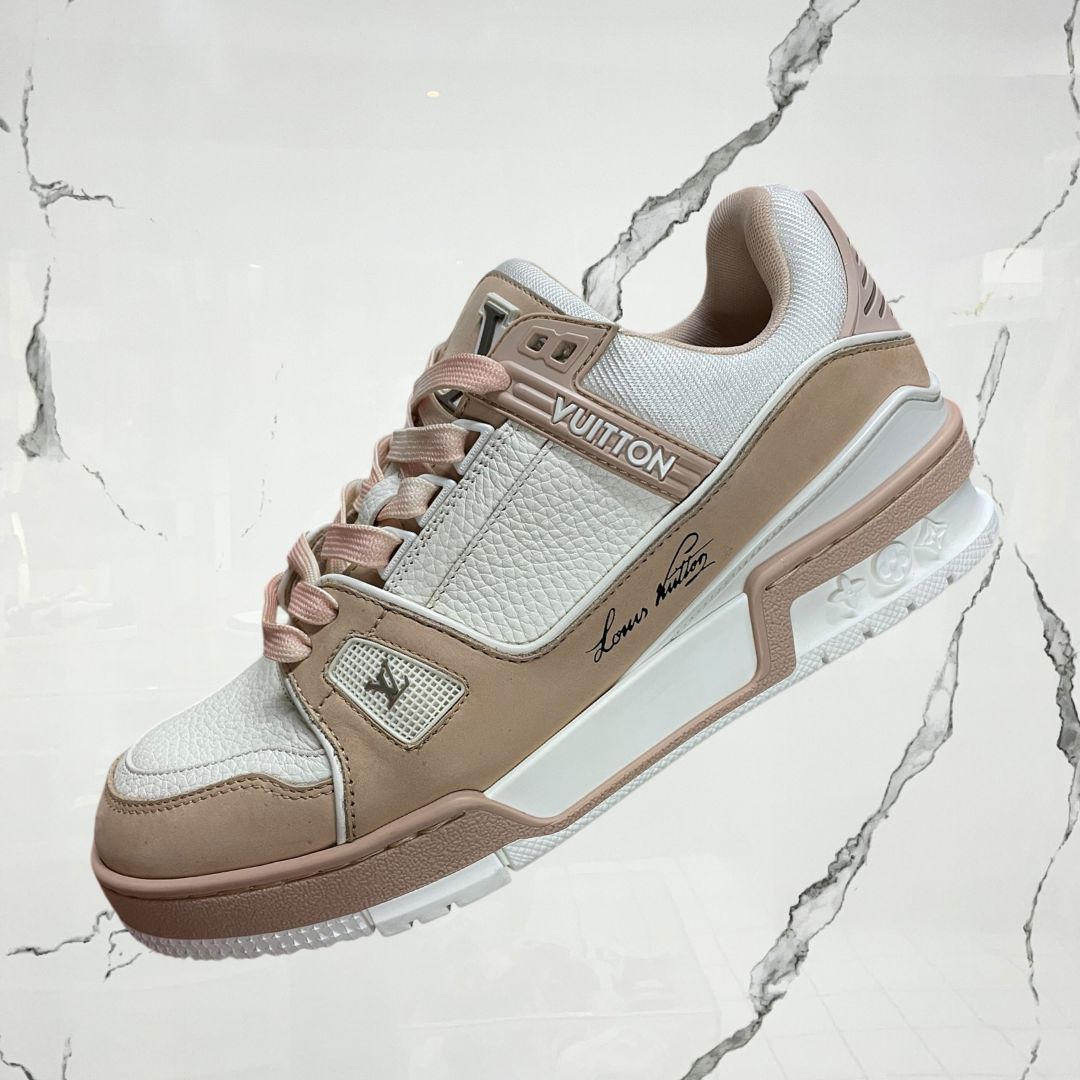 Louis Vuitton Sneaker Trainer Pink (W) (De Uso) - Urban Utility