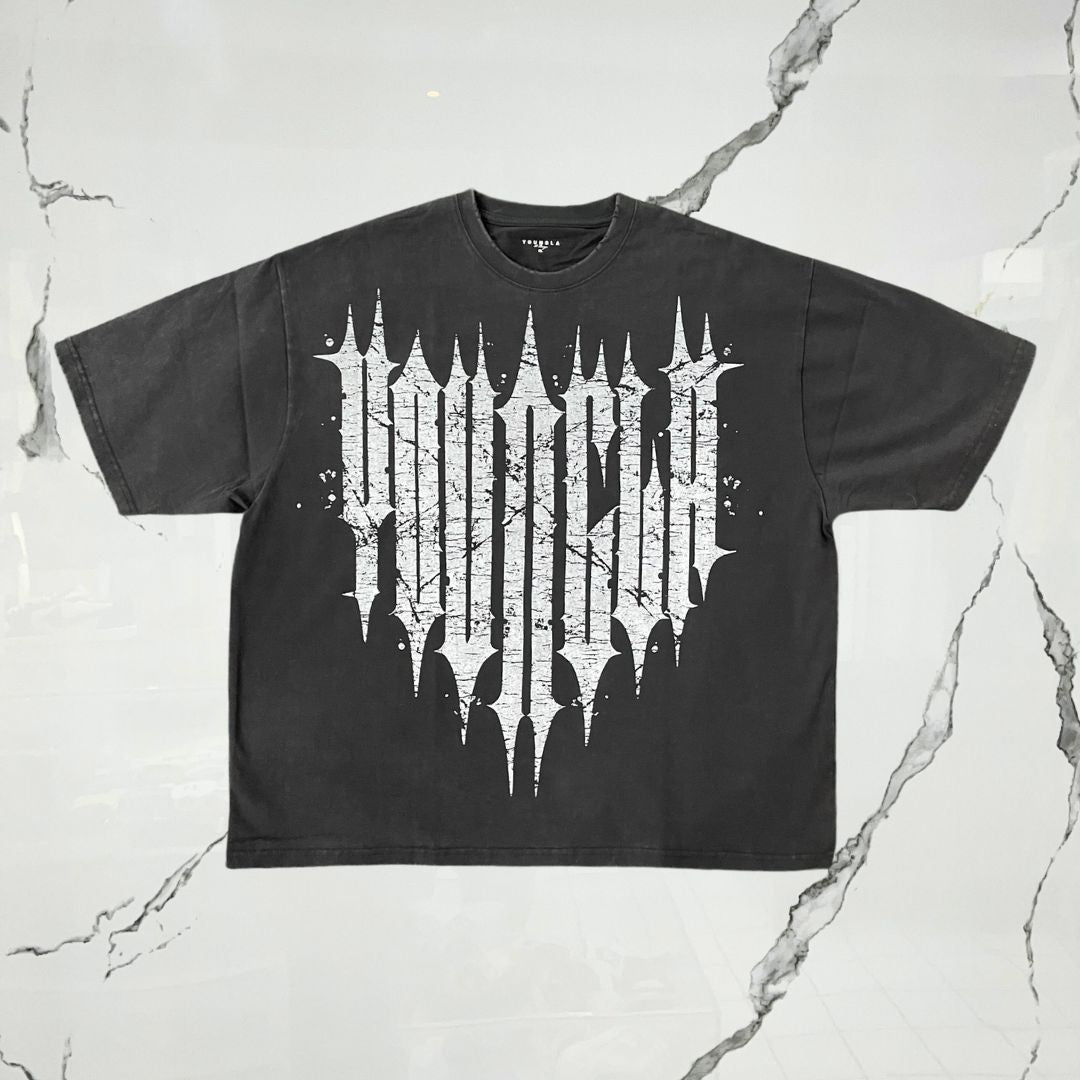 YoungLA Revenge Tees Black Wash T-shirt