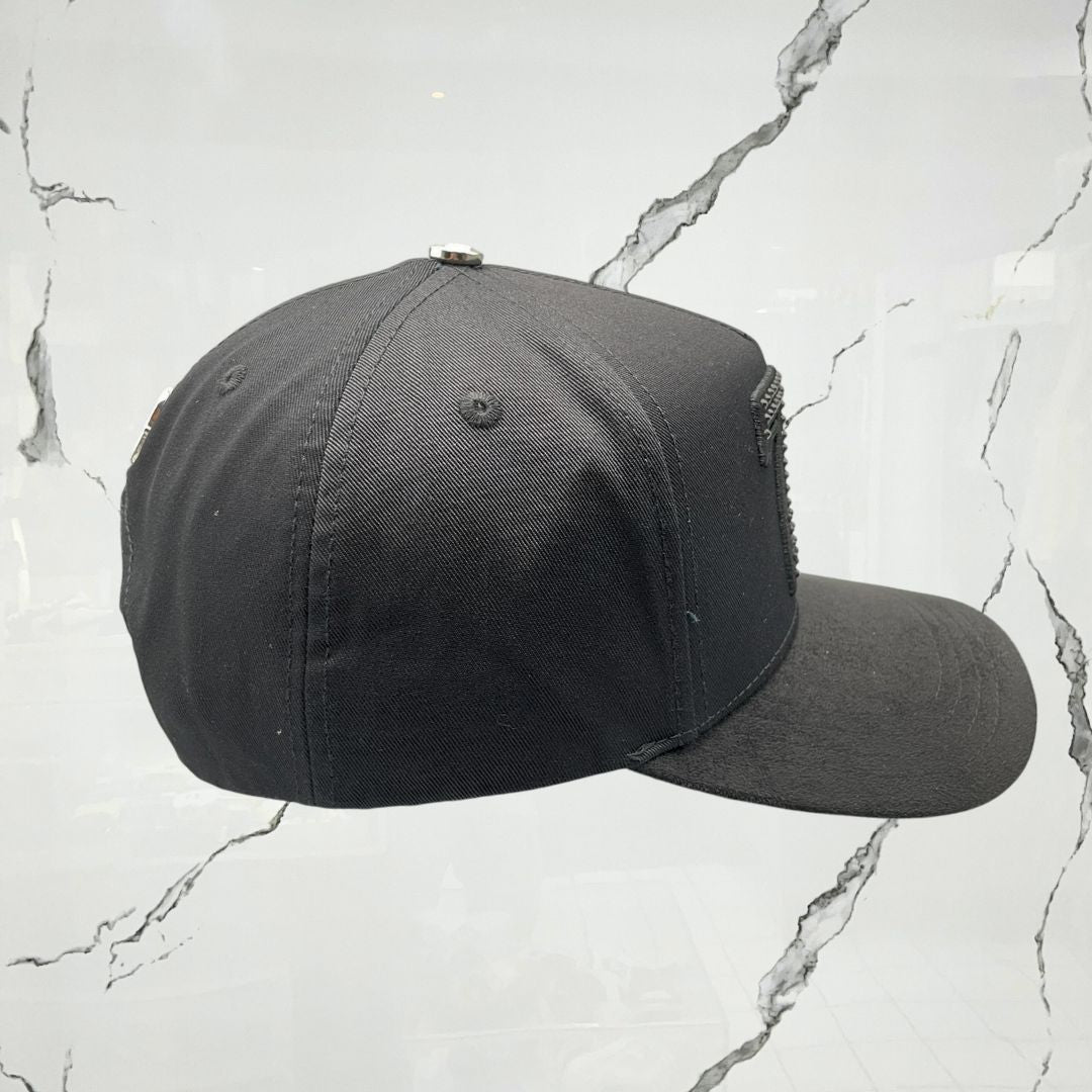Barbas Hats 77 Crystals Black Cap