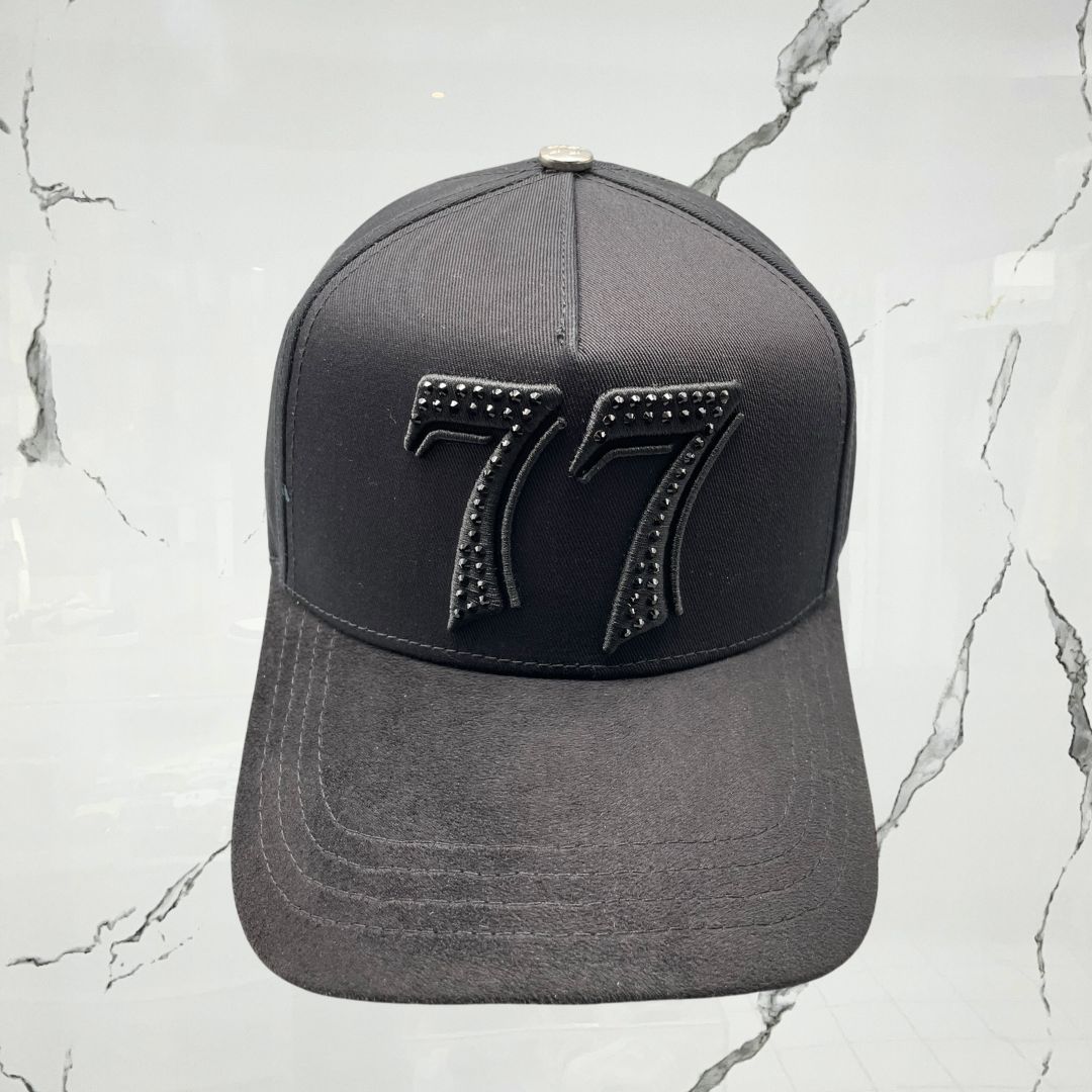 Barbas Hats 77 Crystals Black Cap - Urban Utility