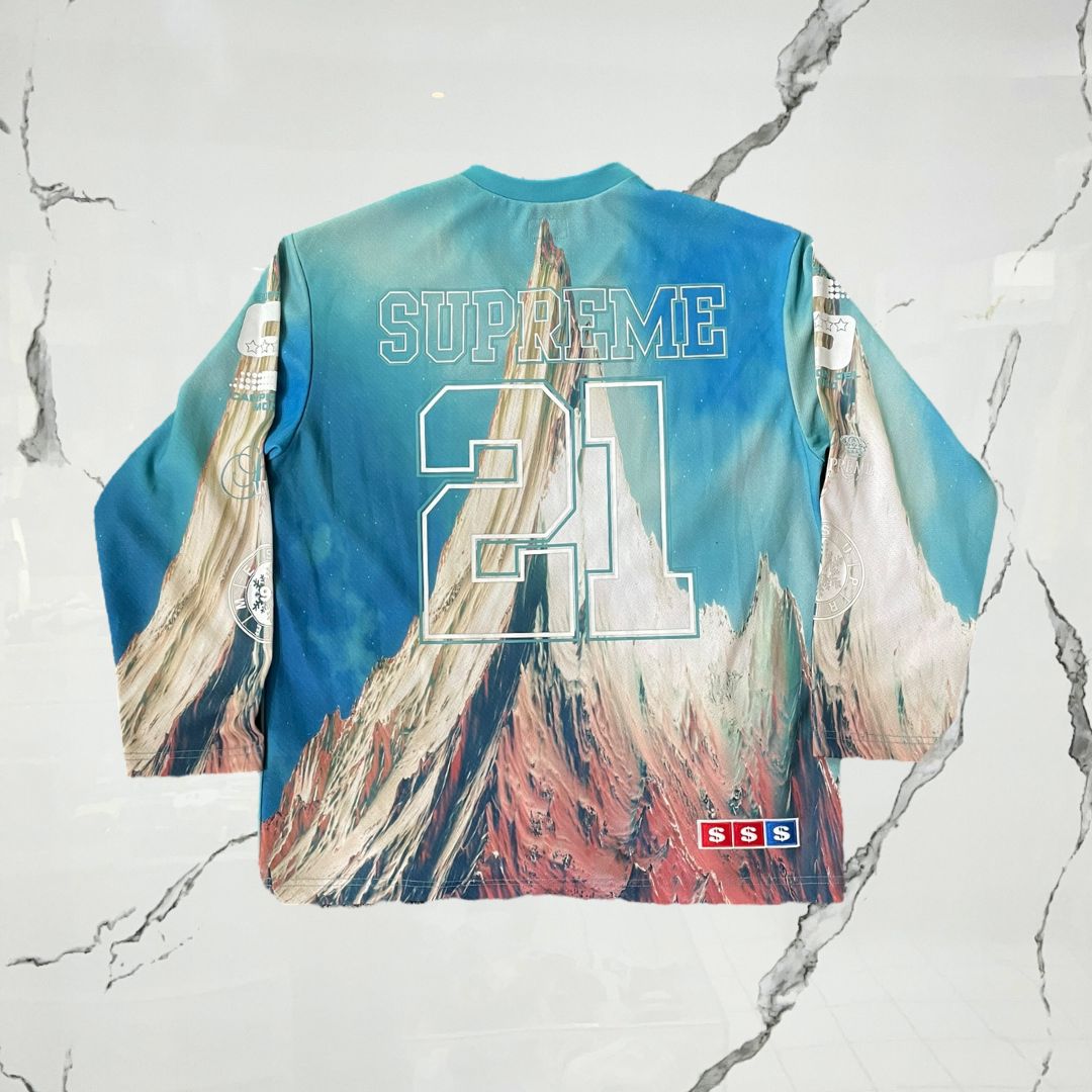 Supreme Mountain Blue Hockey Jersey - Urban Utility