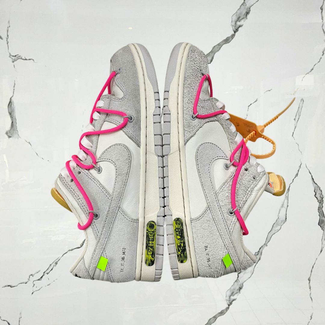 Dunk Low Off-White Lot 17 (De Uso)