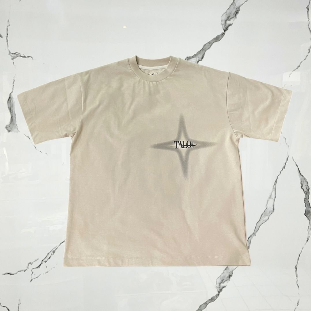 Talo Effortless Elegance Beige T-shirt - Urban Utility
