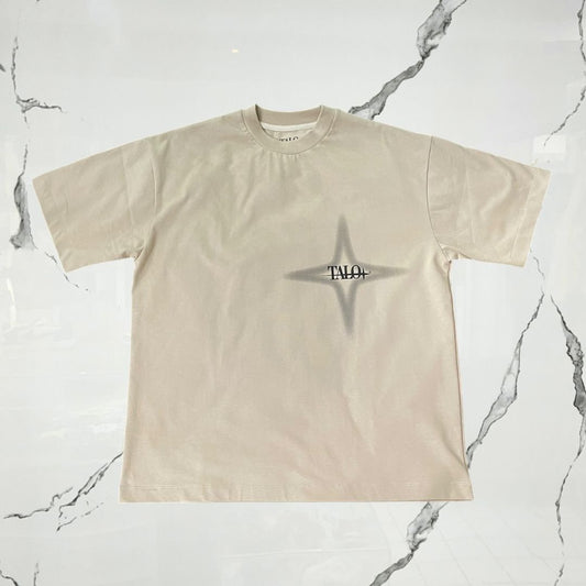 Talo Effortless Elegance Beige T-shirt - Urban Utility