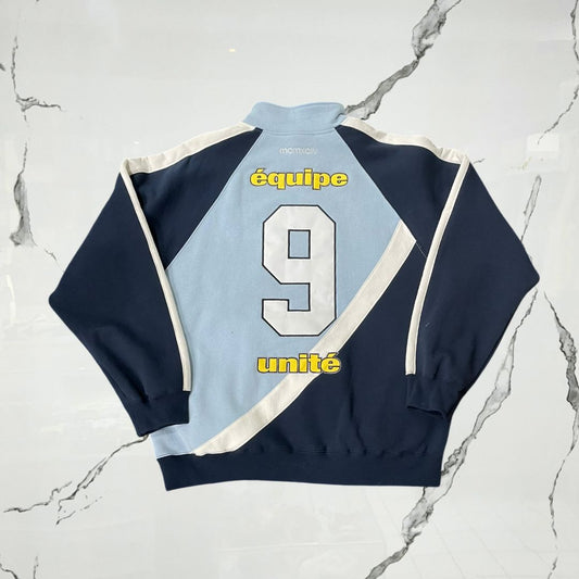 Supreme Equipé Half Zip Sweatshirt Light Blue - Urban Utility
