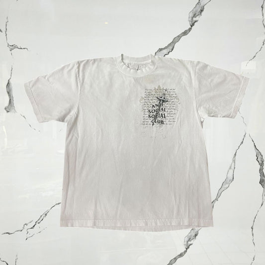 Anti Social Social Club Anguish White T-shirt - Urban Utility
