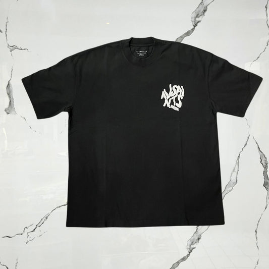 All Saints Orlando SS Crew Jet Black - Urban Utility