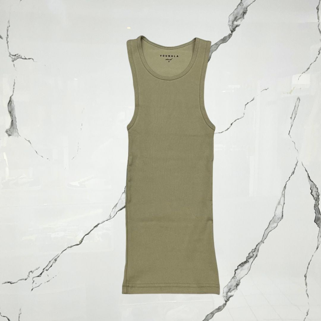 YoungLA Wife Lovers Beige Tank Tee - Urban Utility