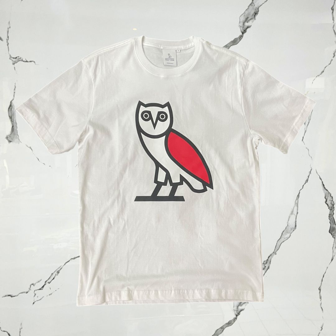 OVO Owl White Red T-shirt - Urban Utility