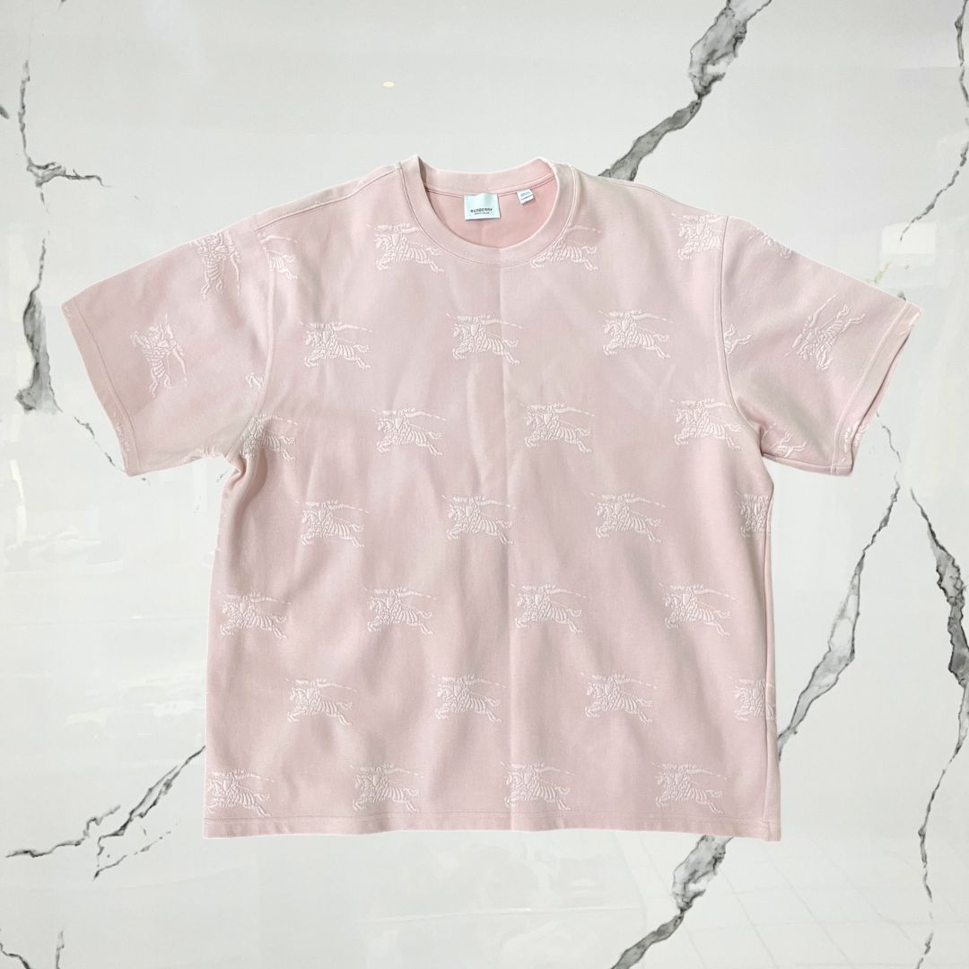 Burberry Equestrian Knight Pink Round - Neck T-shirt (De Uso) - Urban Utility