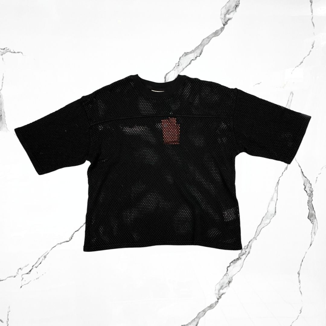 YoungLA Cotton Mesh Black T-shirt - Urban Utility