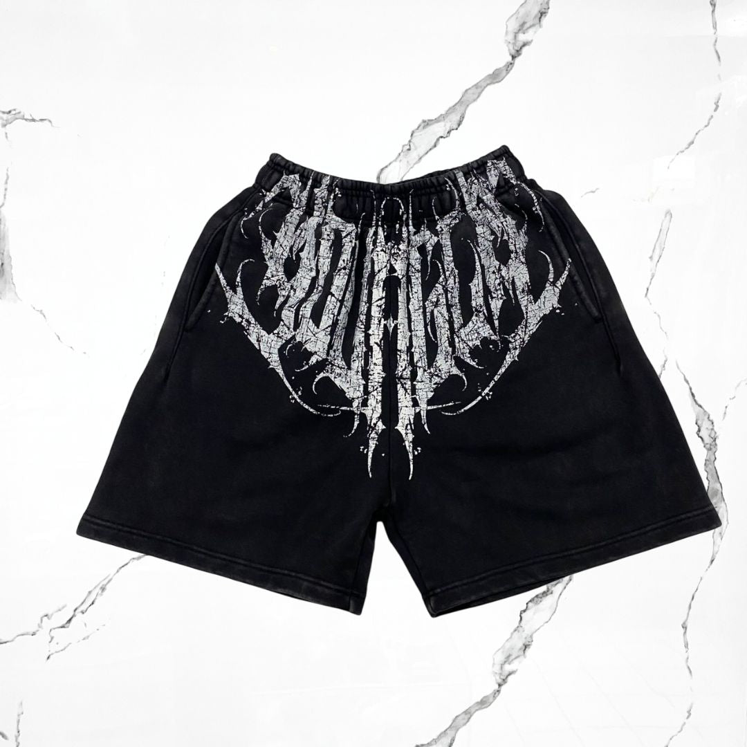YoungLA Dark Wave Black Wash Short - Urban Utility