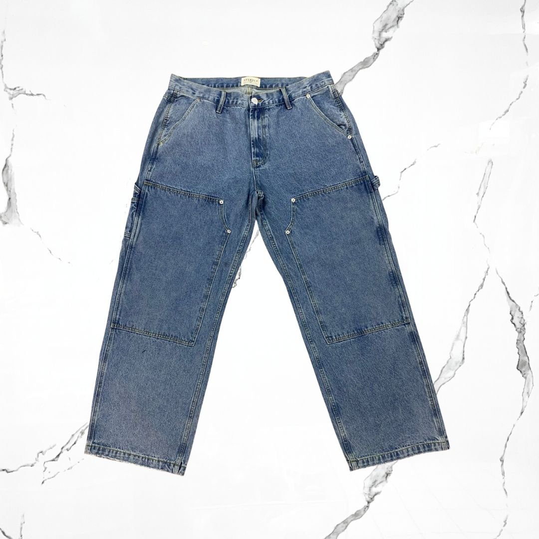 YoungLA Carpenter Blue Wash Jeans - Urban Utility