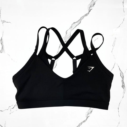 Gymshark Double Up Black Sports Bra - Urban Utility