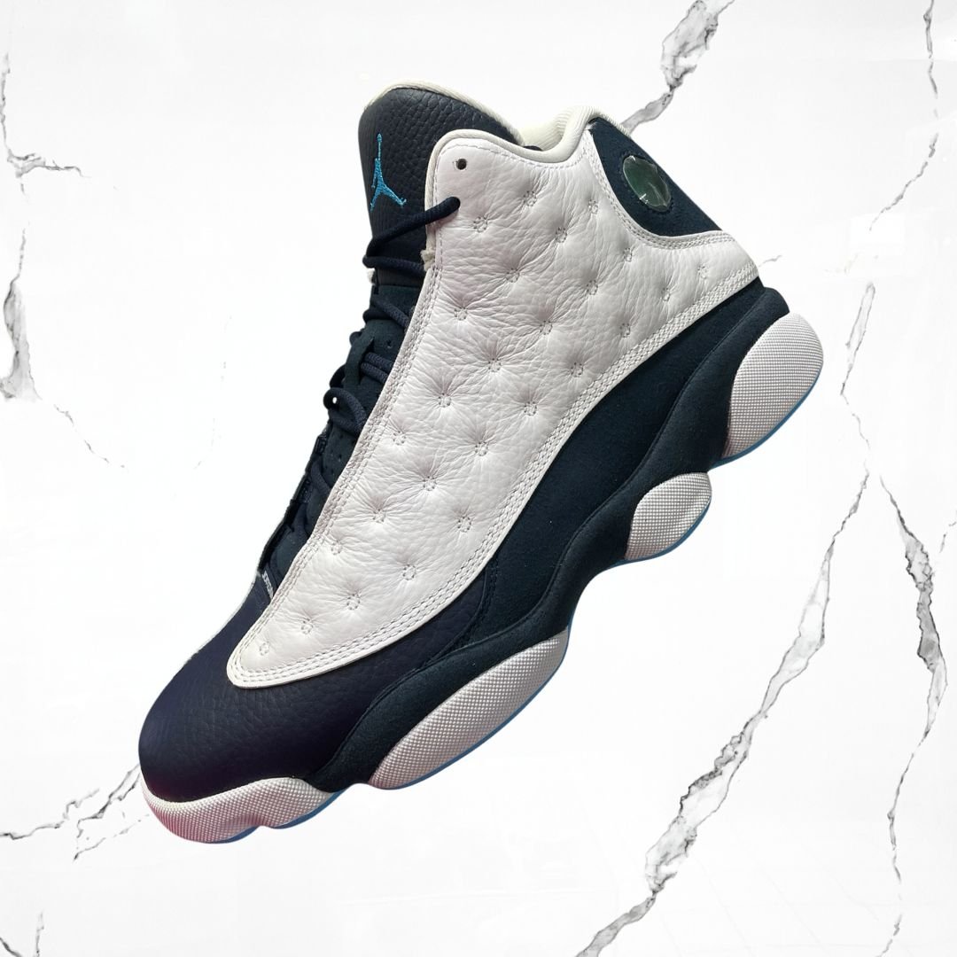 Jordan 13 Obsidian Powder Blue White - Urban Utility