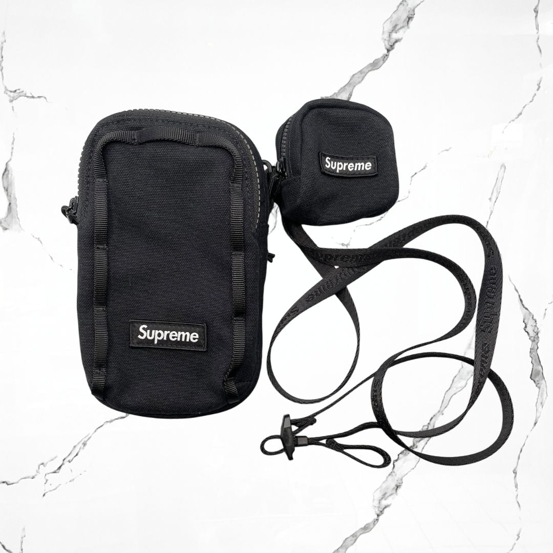 Supreme Cordura Black Shoulder Bag - Urban Utility