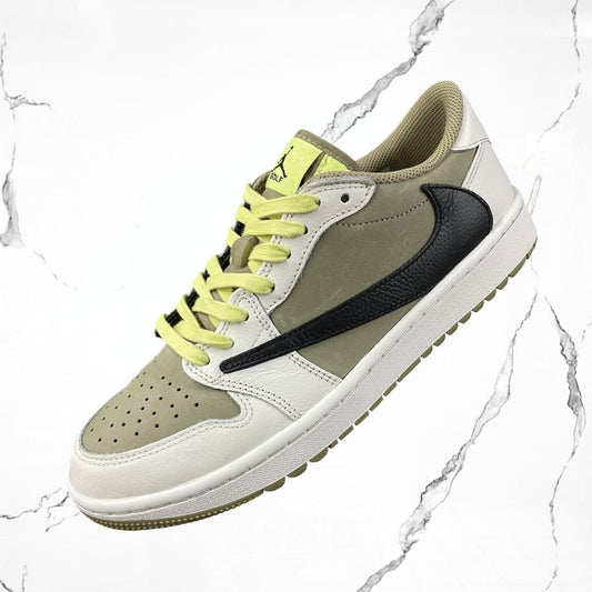 Jordan 1 Low Golf Travis Scott Neutral Olive (De Uso) - Urban Utility