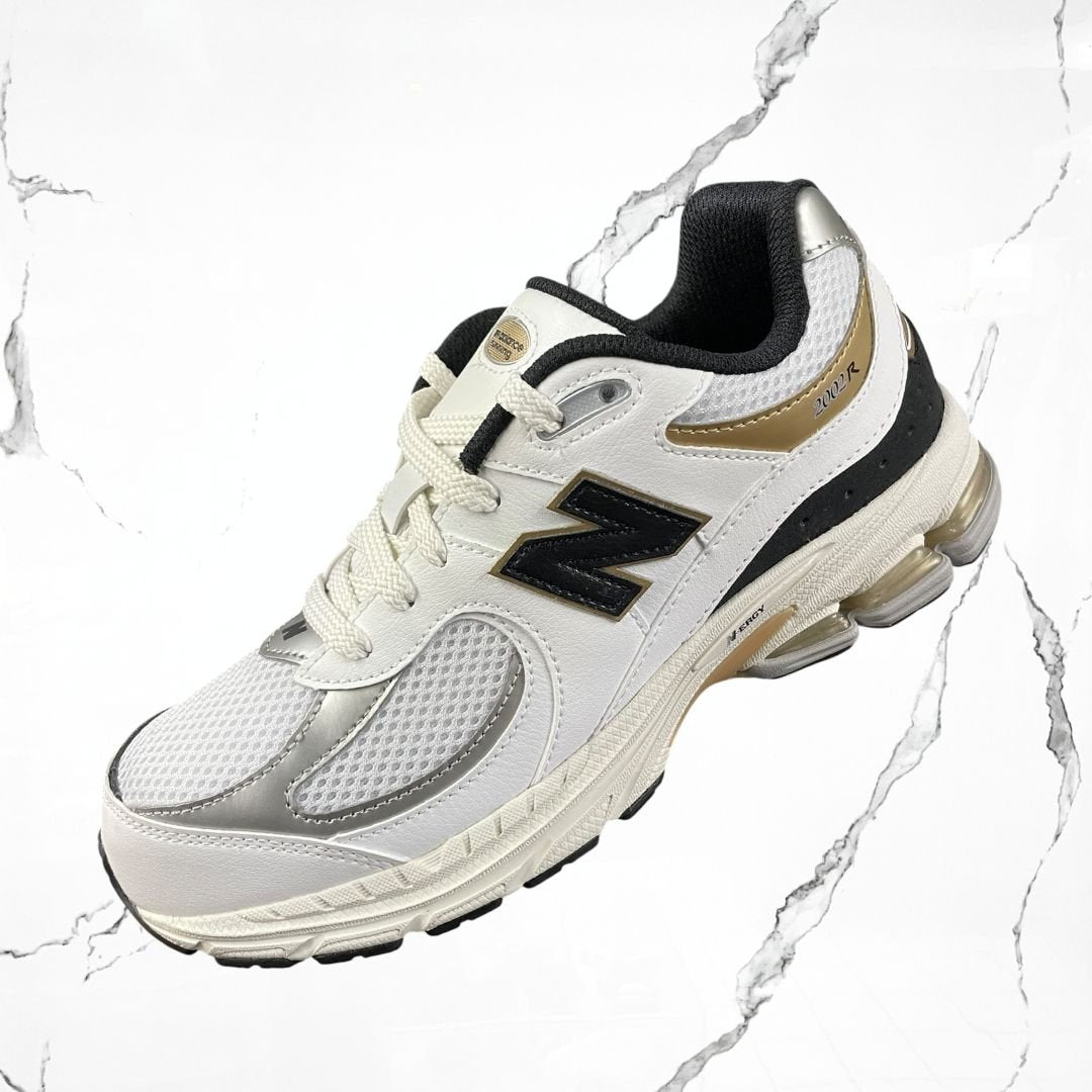 New Balance 2002R White Black Gold (GS) - Urban Utility