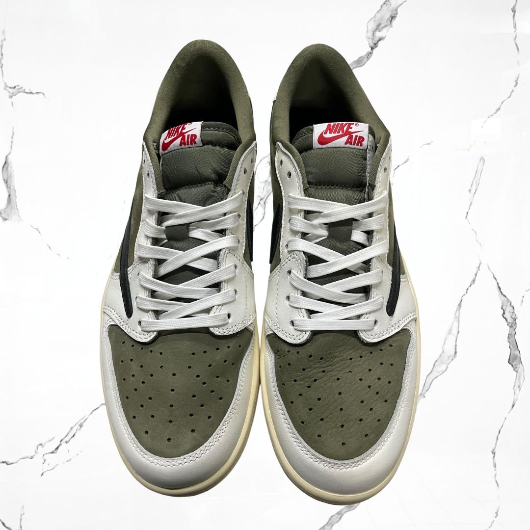 Jordan 1 Low OG Travis Scott Medium Olive (De Uso) - Urban Utility