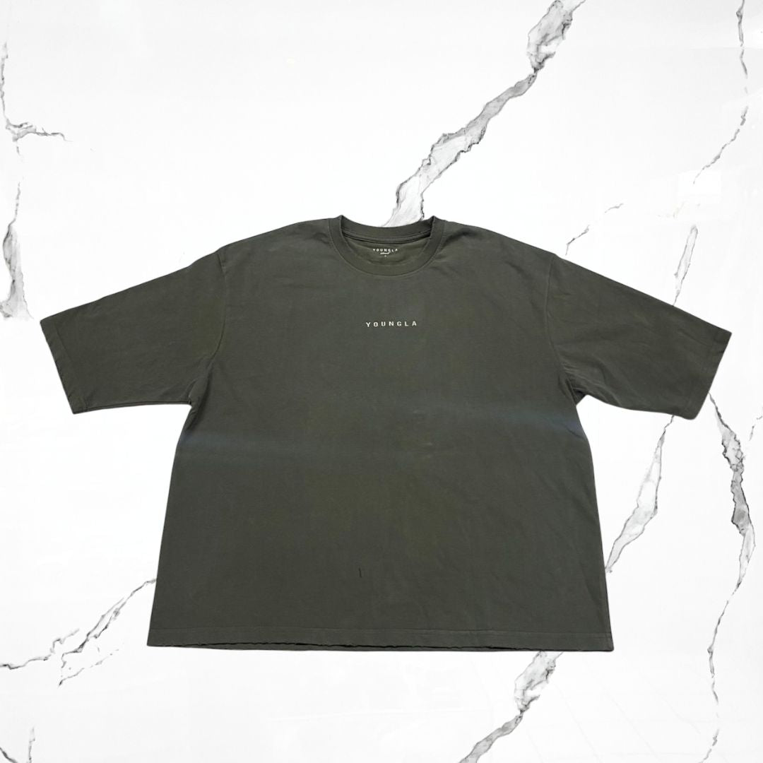 YoungLA Chaos Tees Hunter Green Wash T-shirt - Urban Utility