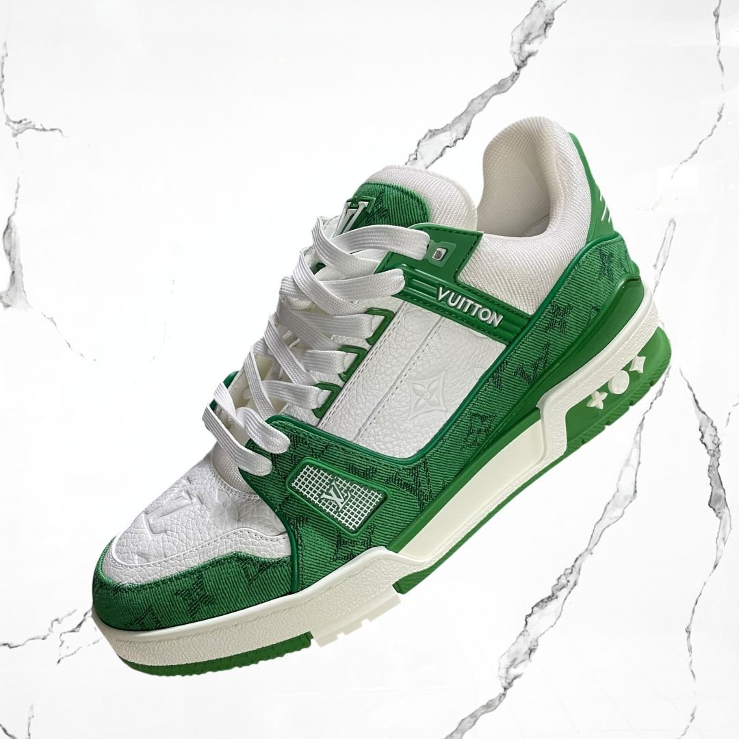Louis Vuitton Trainer White Green - Urban Utility