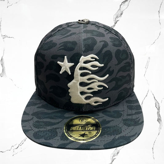 Hellstar Cheetah Print Fitted Hat - Urban Utility