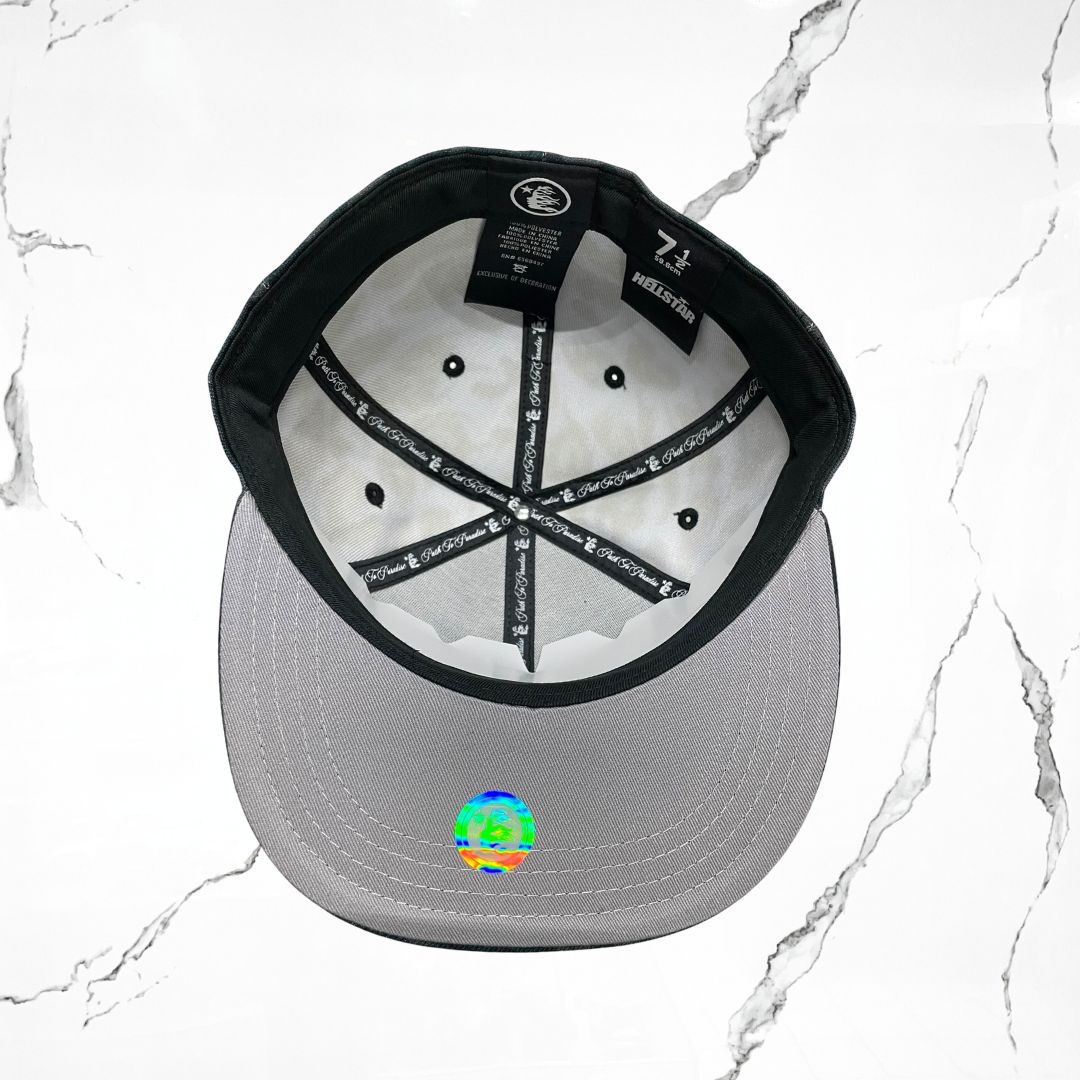 Hellstar Fitted Hat Grey Cap - Urban Utility