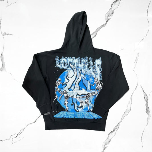 Lost Hills Black Blue Hoodie - Urban Utility