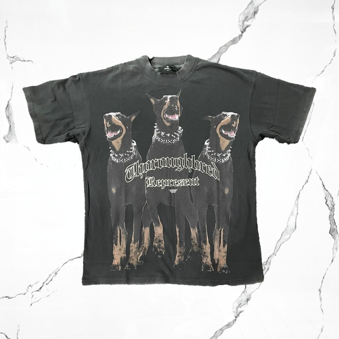 Represent Thoroughbred Vintage Black T-shirt - Urban Utility