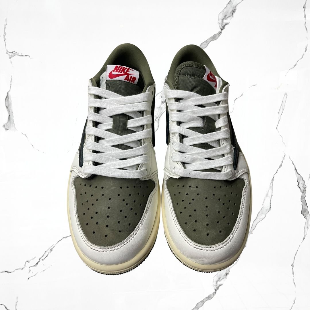 Jordan 1 Low OG Travis Scott Medium Olive (De Uso) - Urban Utility