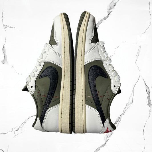 Jordan 1 Low OG Travis Scott Medium Olive (De Uso) - Urban Utility