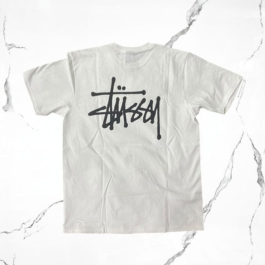 Stussy Basic Stussy Tee White T-shirt - Urban Utility